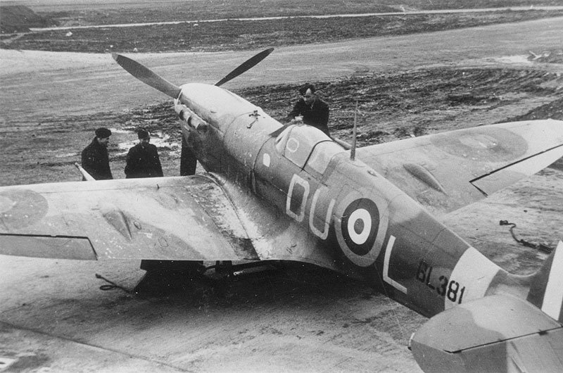 Spitfire of No. 312 RAF Squadron