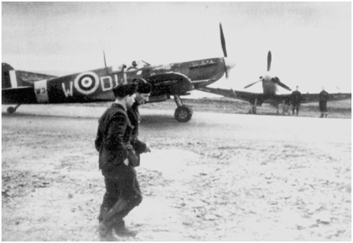 Spitfire of No. 312 squadron RAF